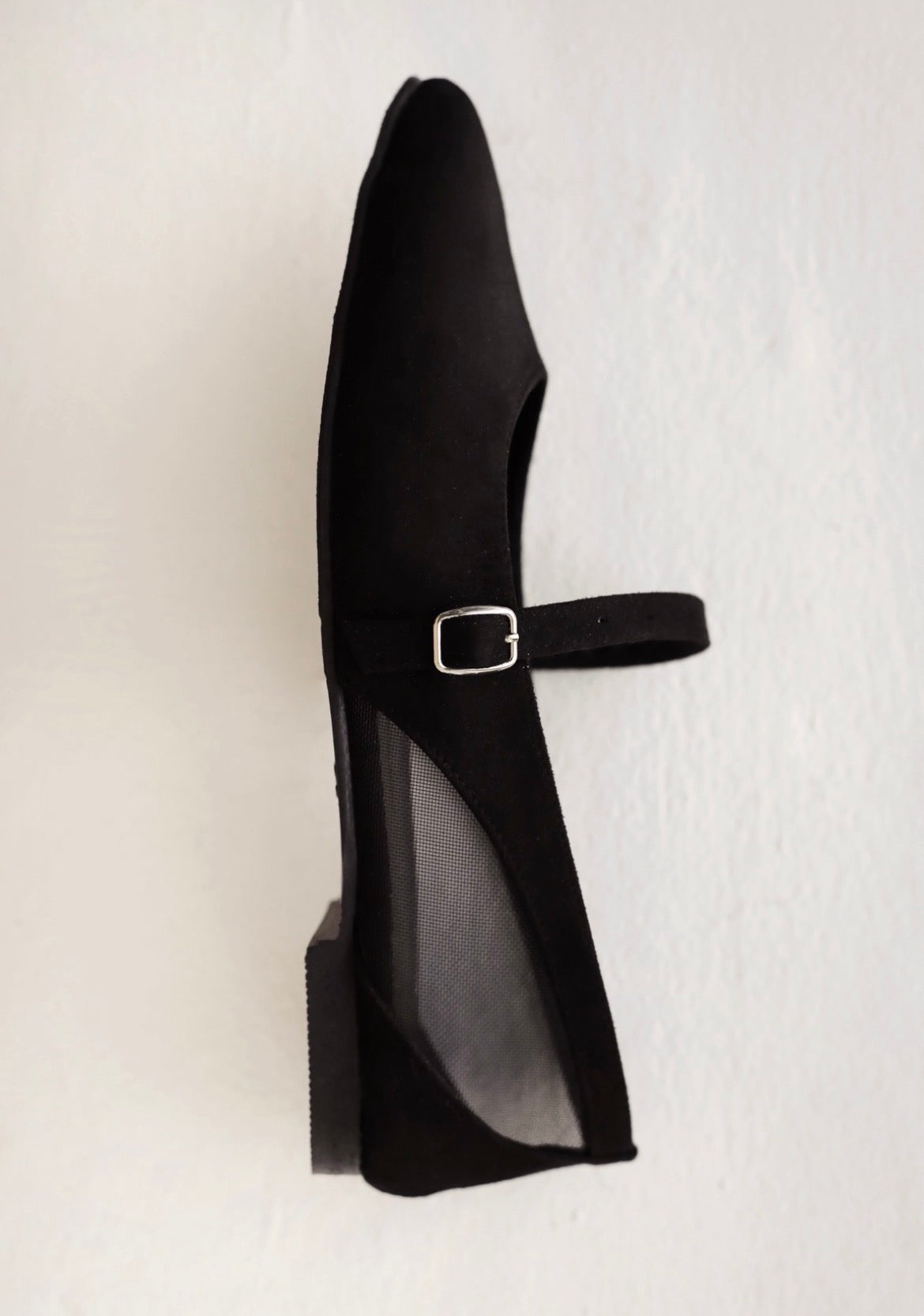 Mesh MaryJane flats