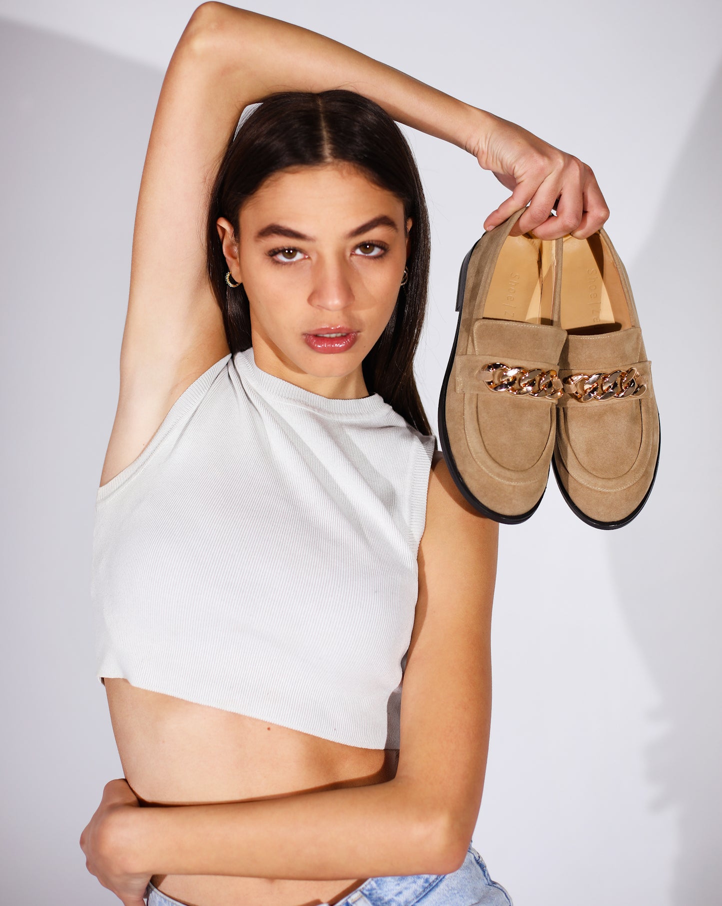 Beige Mocassini