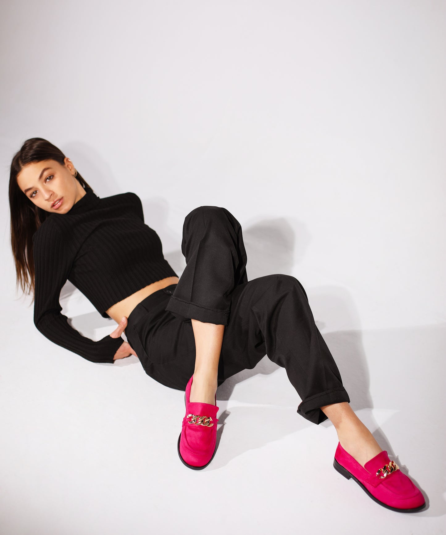 Hot Pink Mocassini