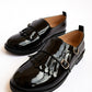 Patent Leather Double-Monk Strap Shoes