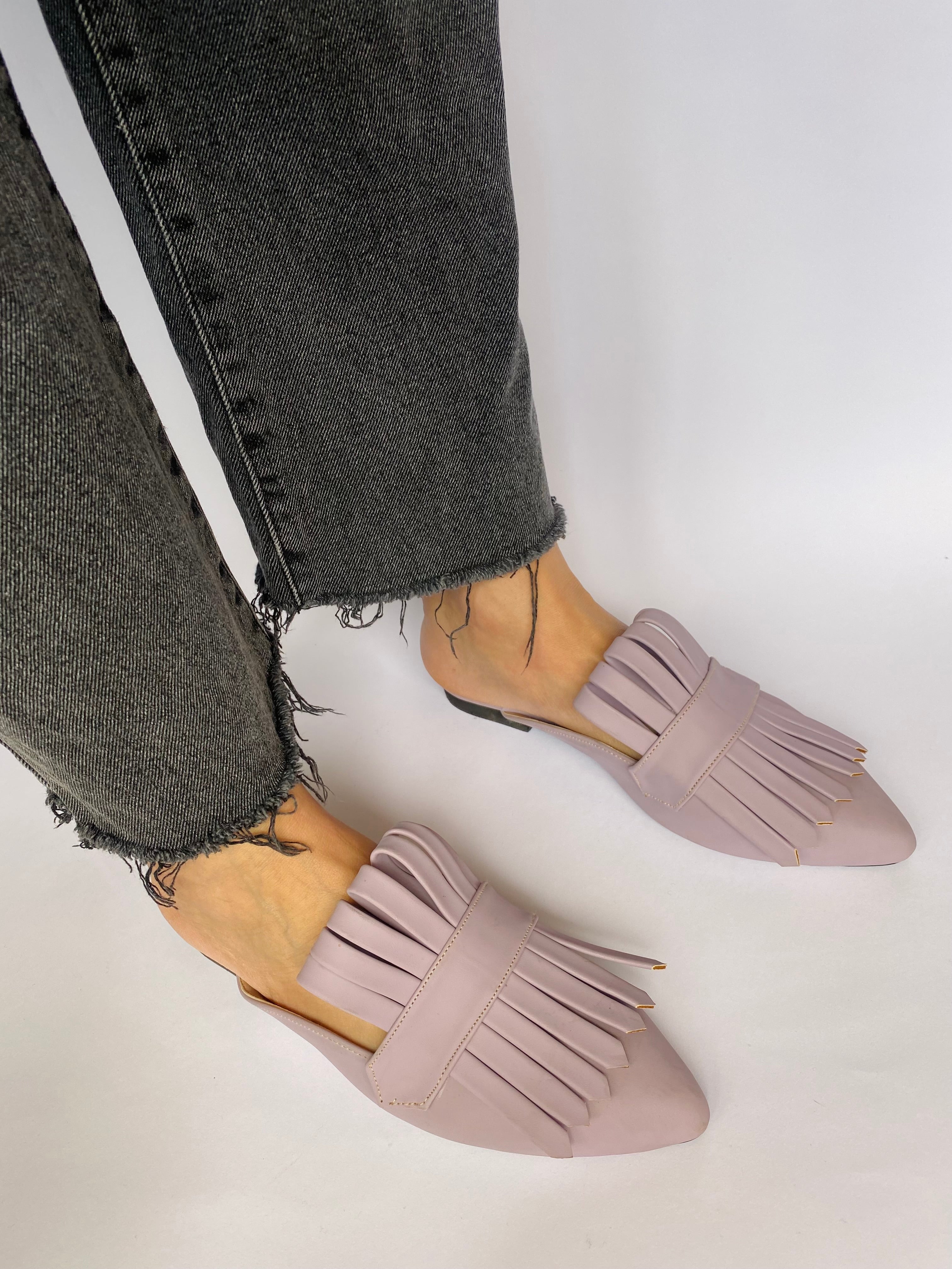 Lilac Met Gala Mules