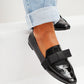 Black Catherine Flat Loafers