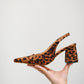 Elena slingback in Leopard