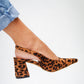 Elena slingback in Leopard