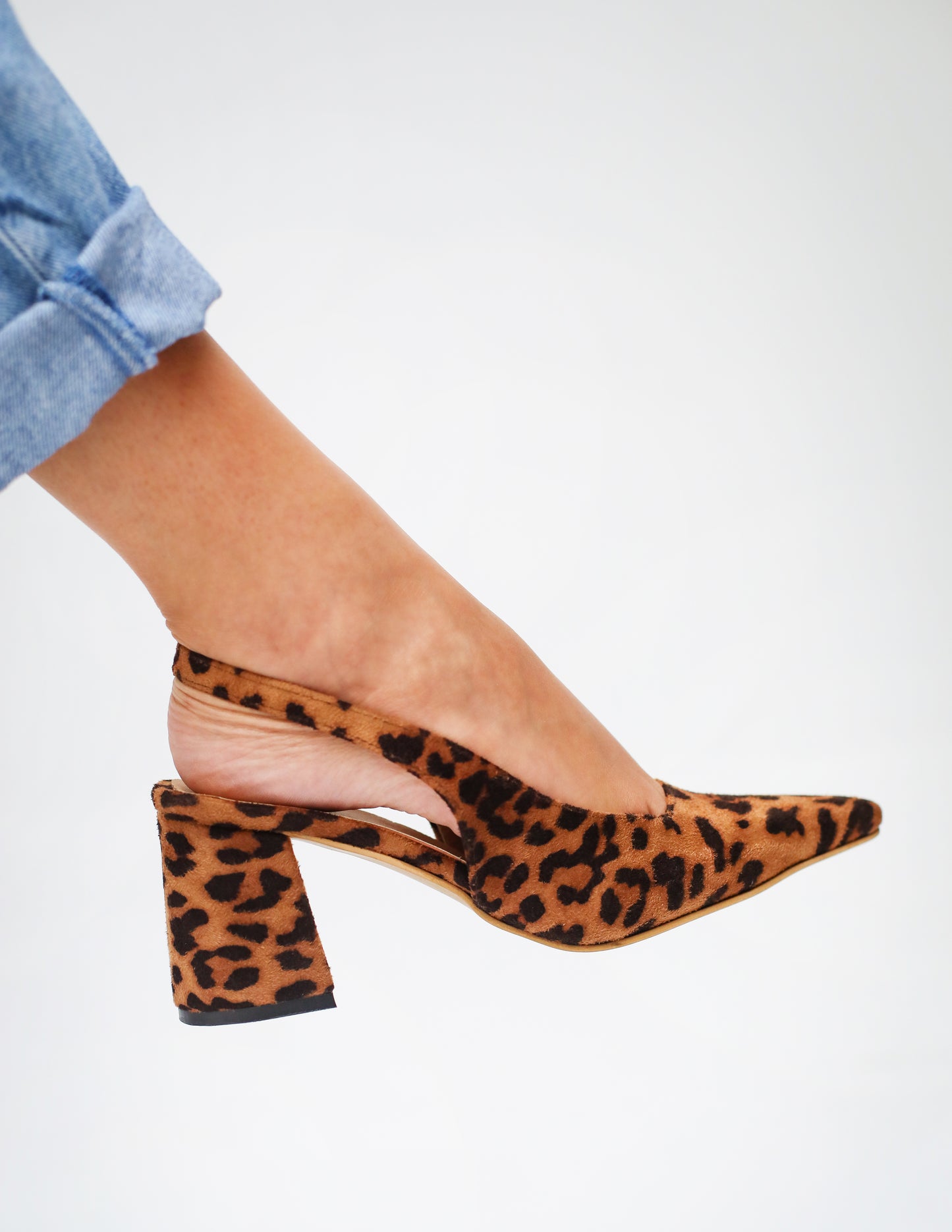 Elena slingback in Leopard