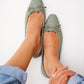 Bluish Green classic ballerina