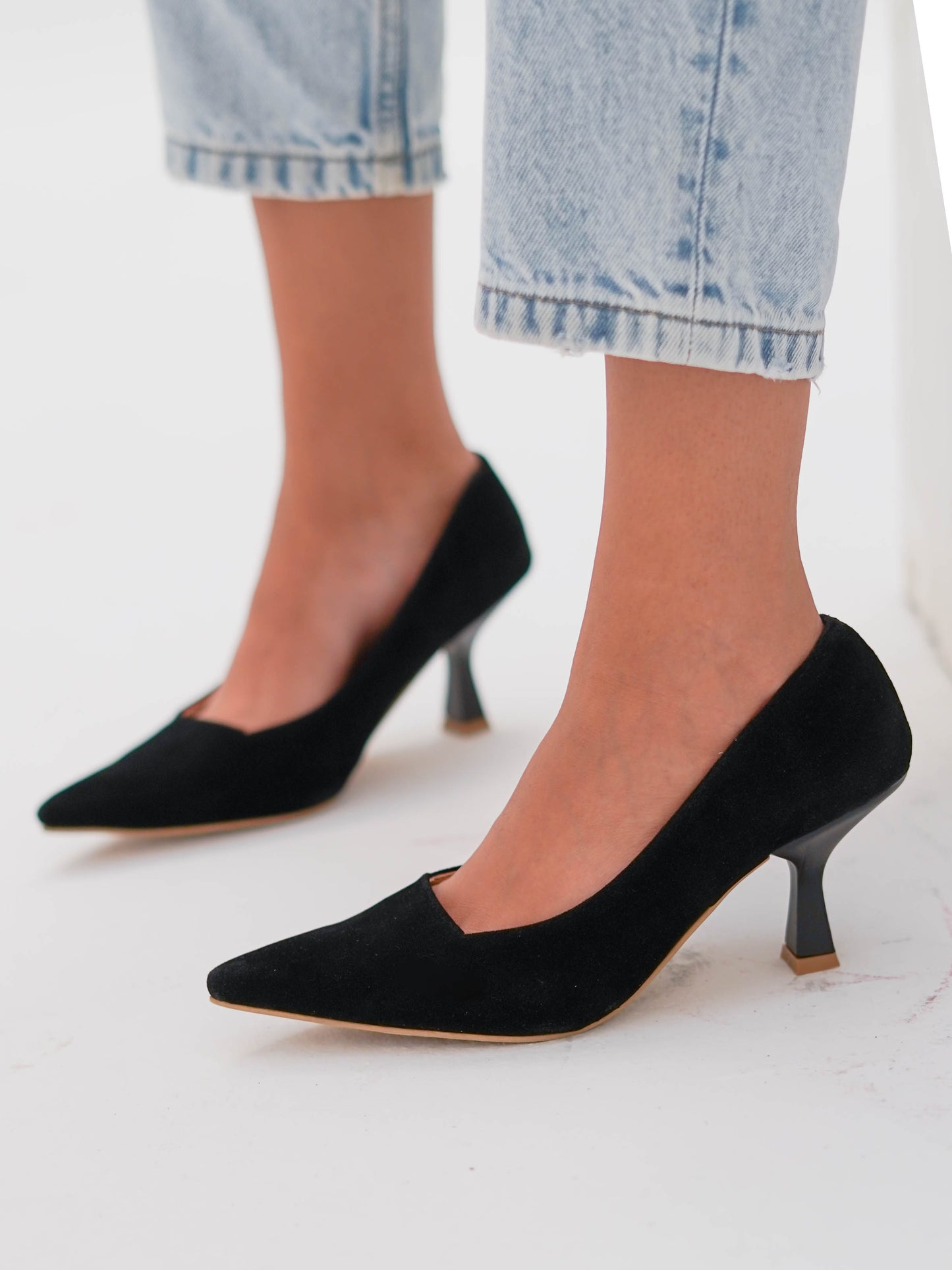 Black Court Heels