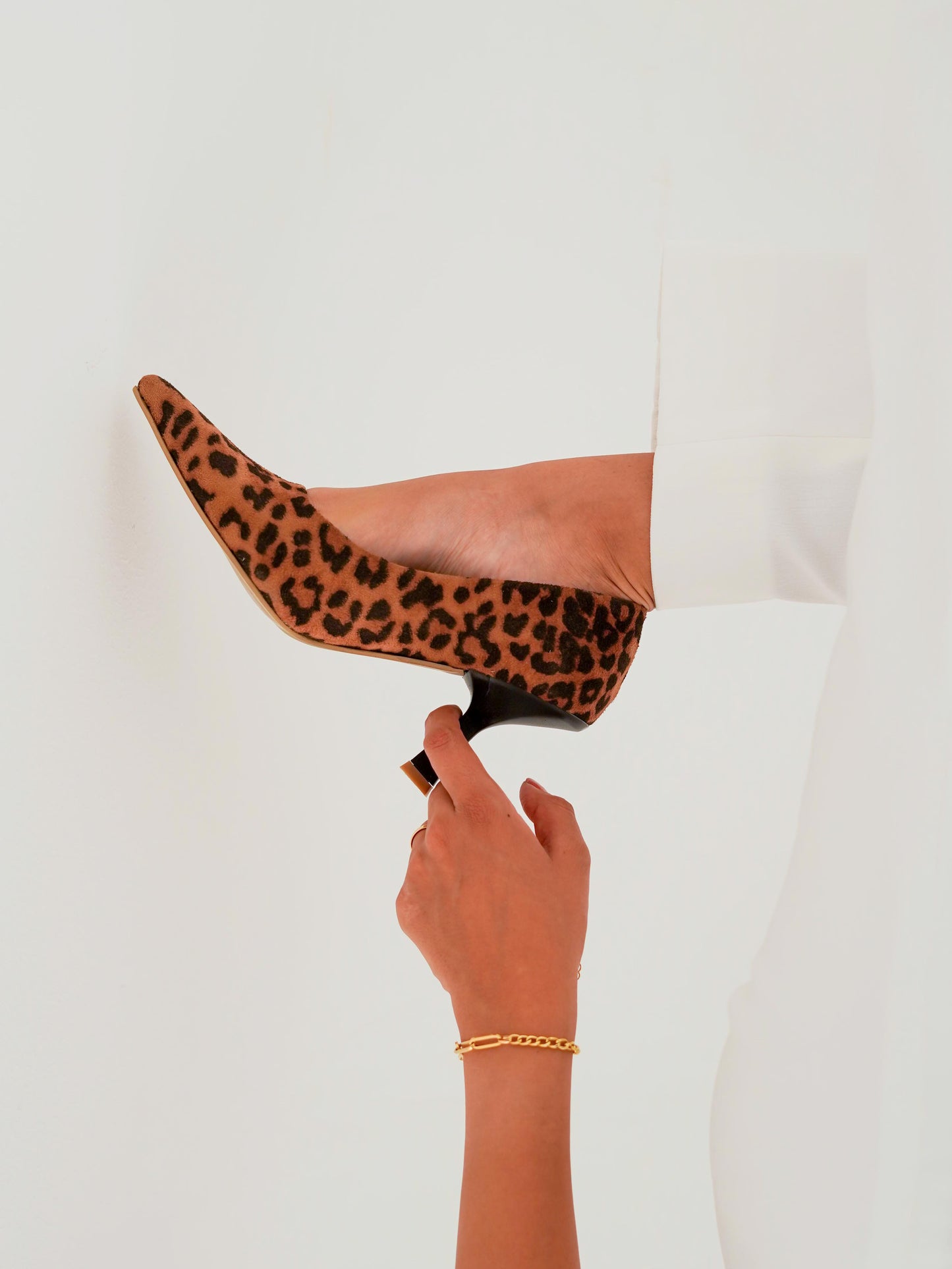 Leopard court heels