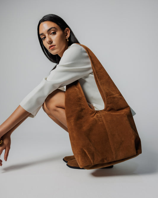 Havan suede shoulder bag