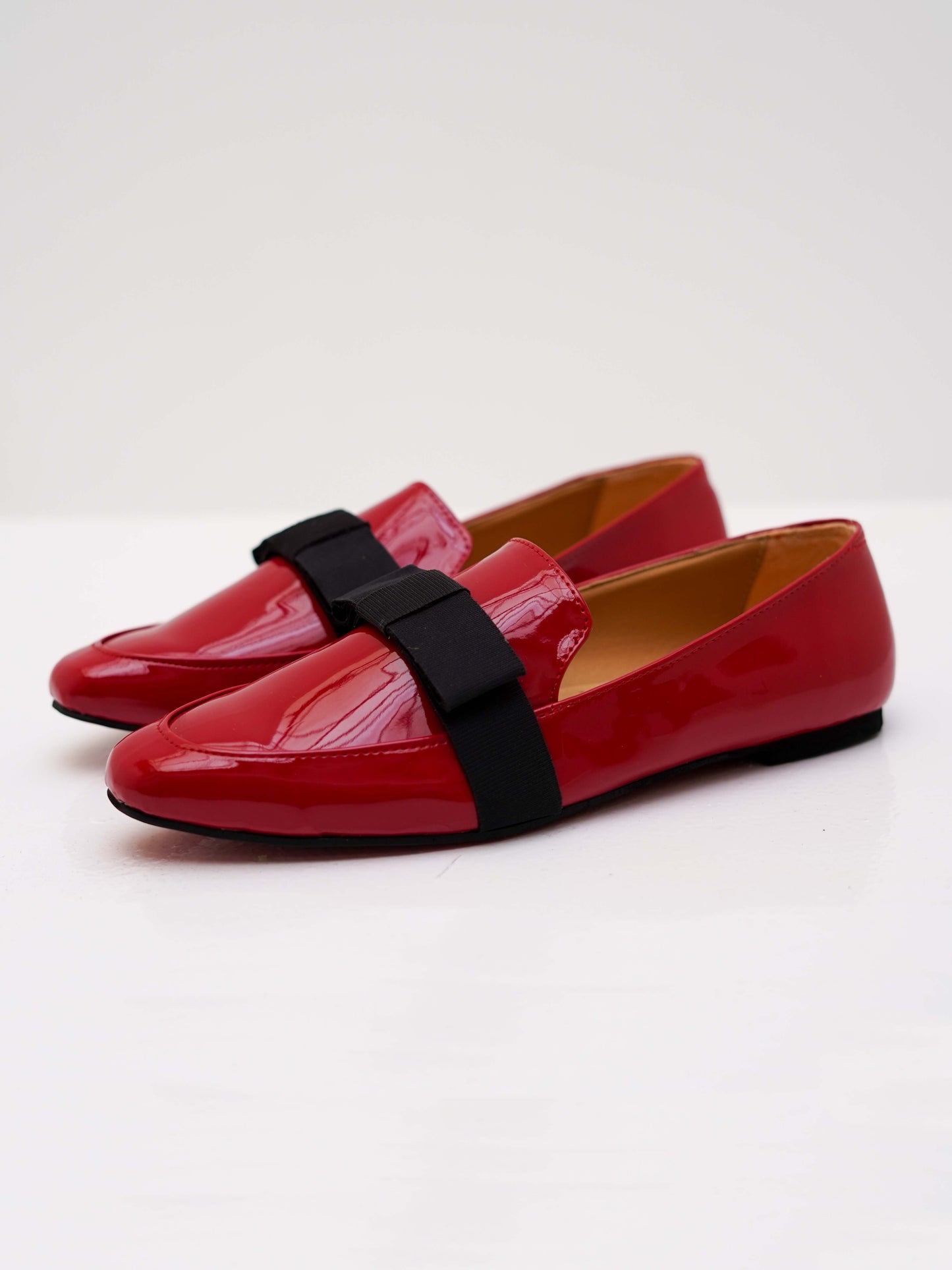 Red Patent Catherine Flat Loafers