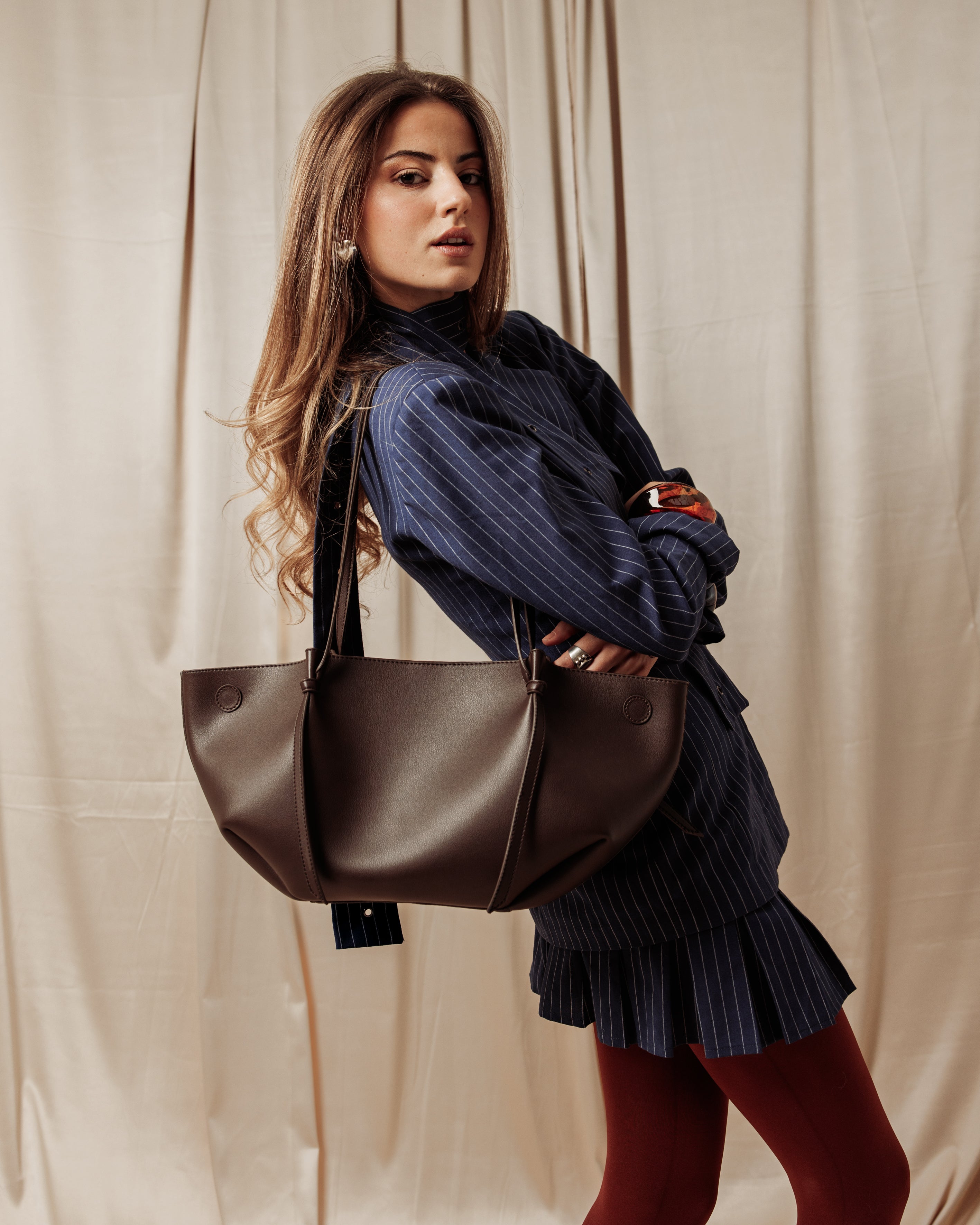 Tala tote bag in Espresso brown
