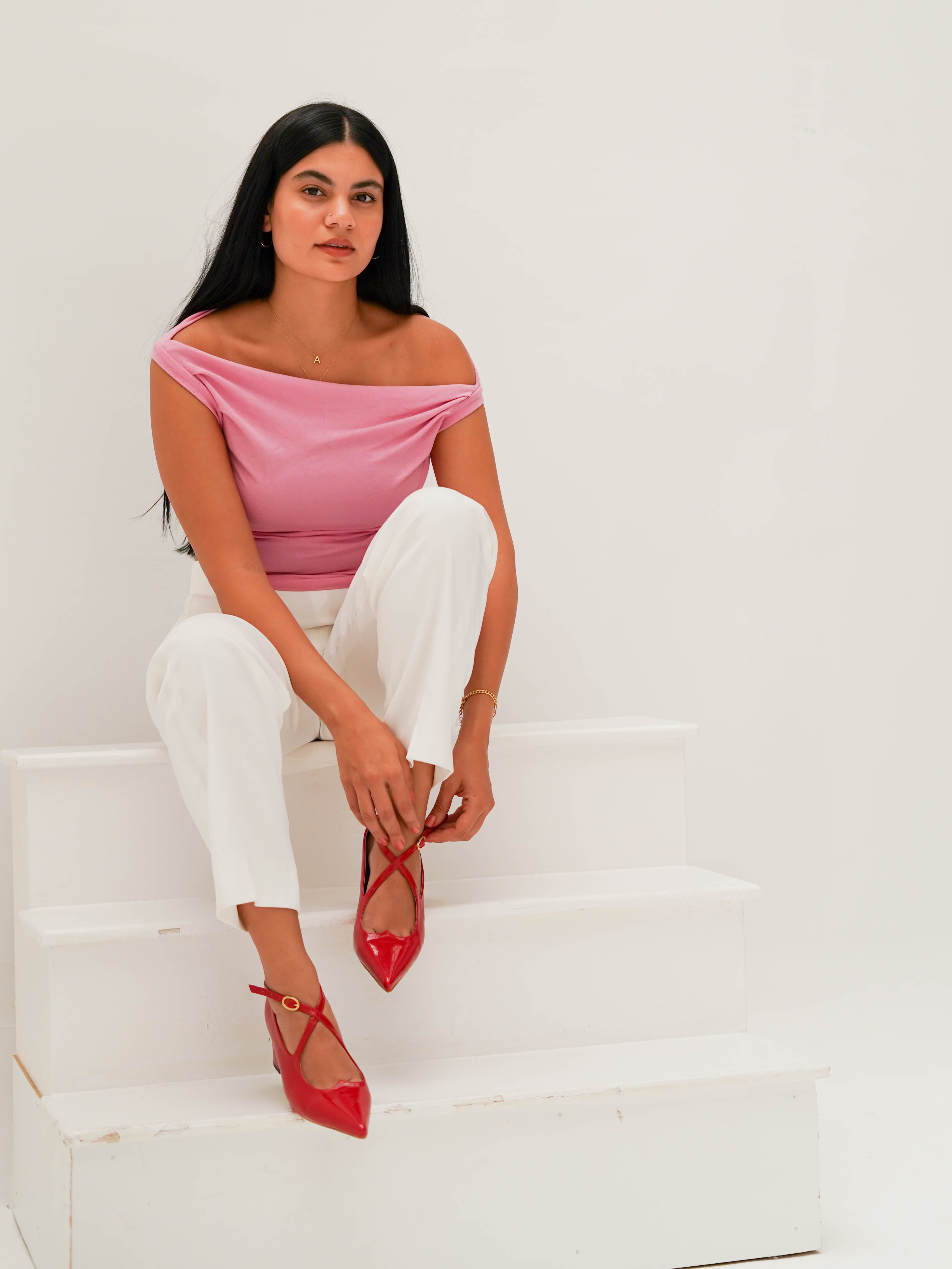 Red LOVE heels