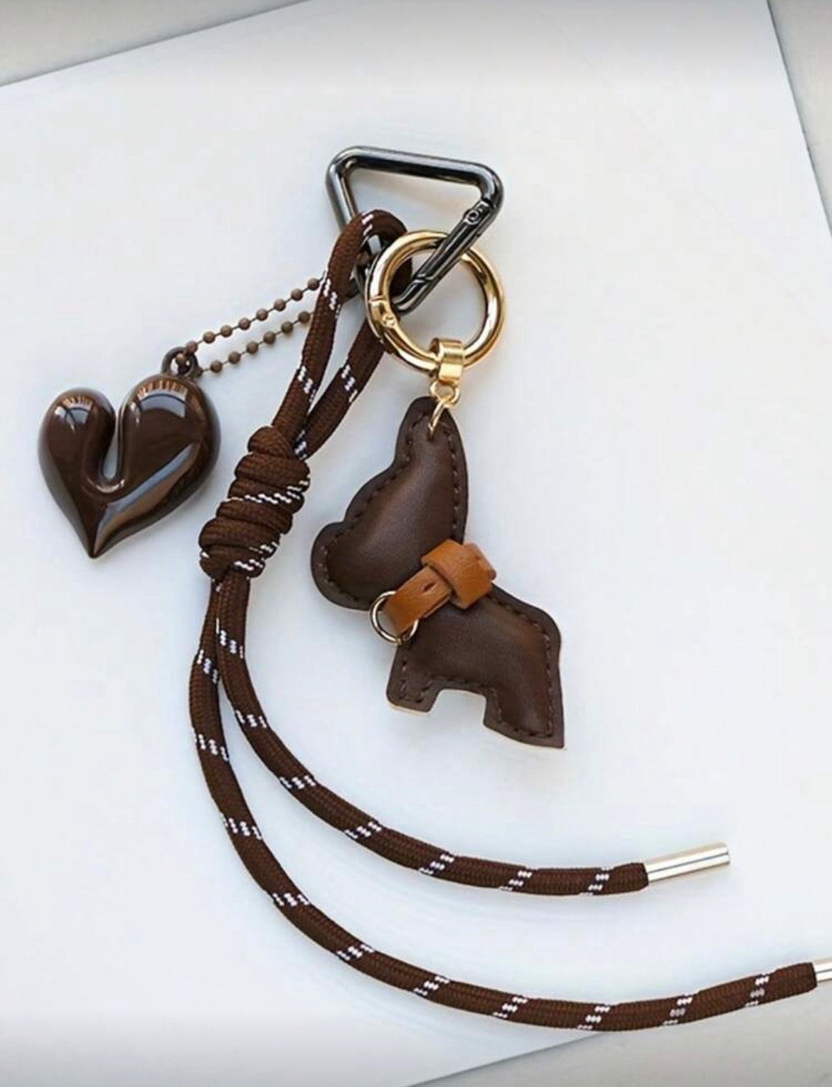 Brown French bulldog