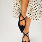 LOVE heels in black suede