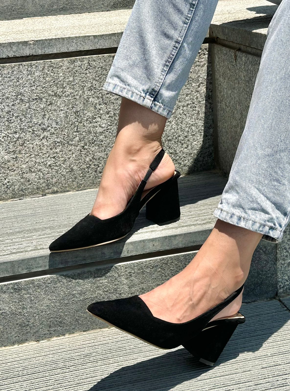 Elena slingback heels