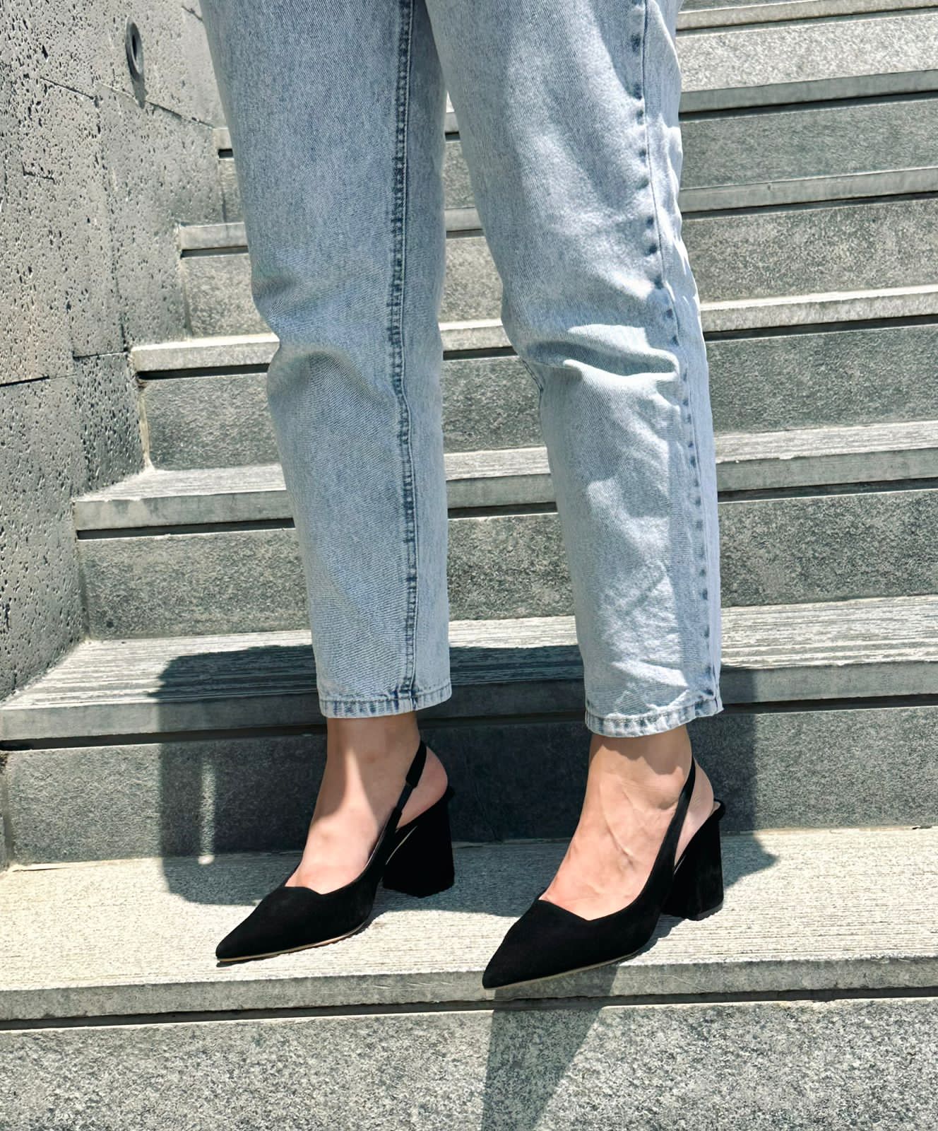 Elena slingback heels