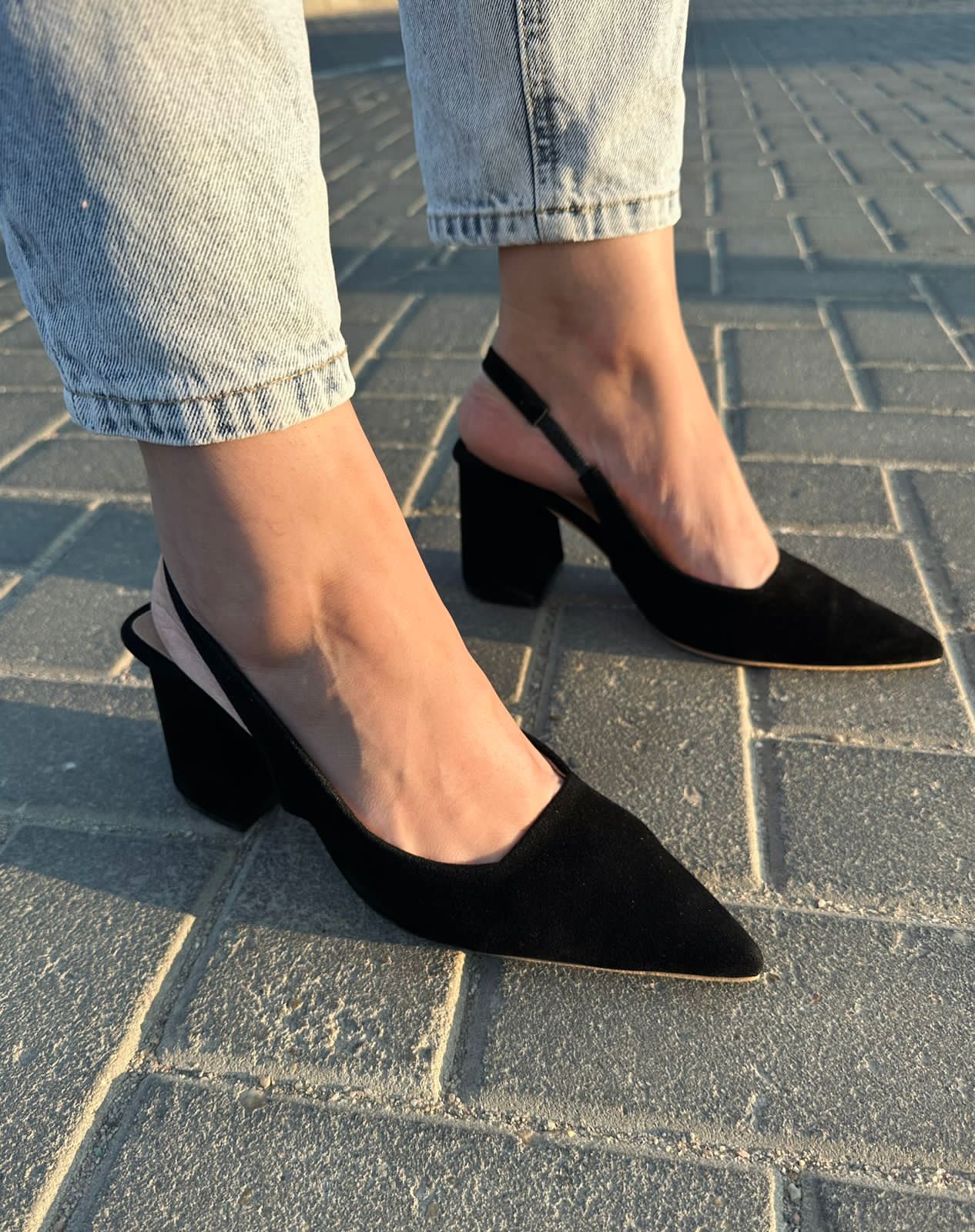 Elena slingback heels