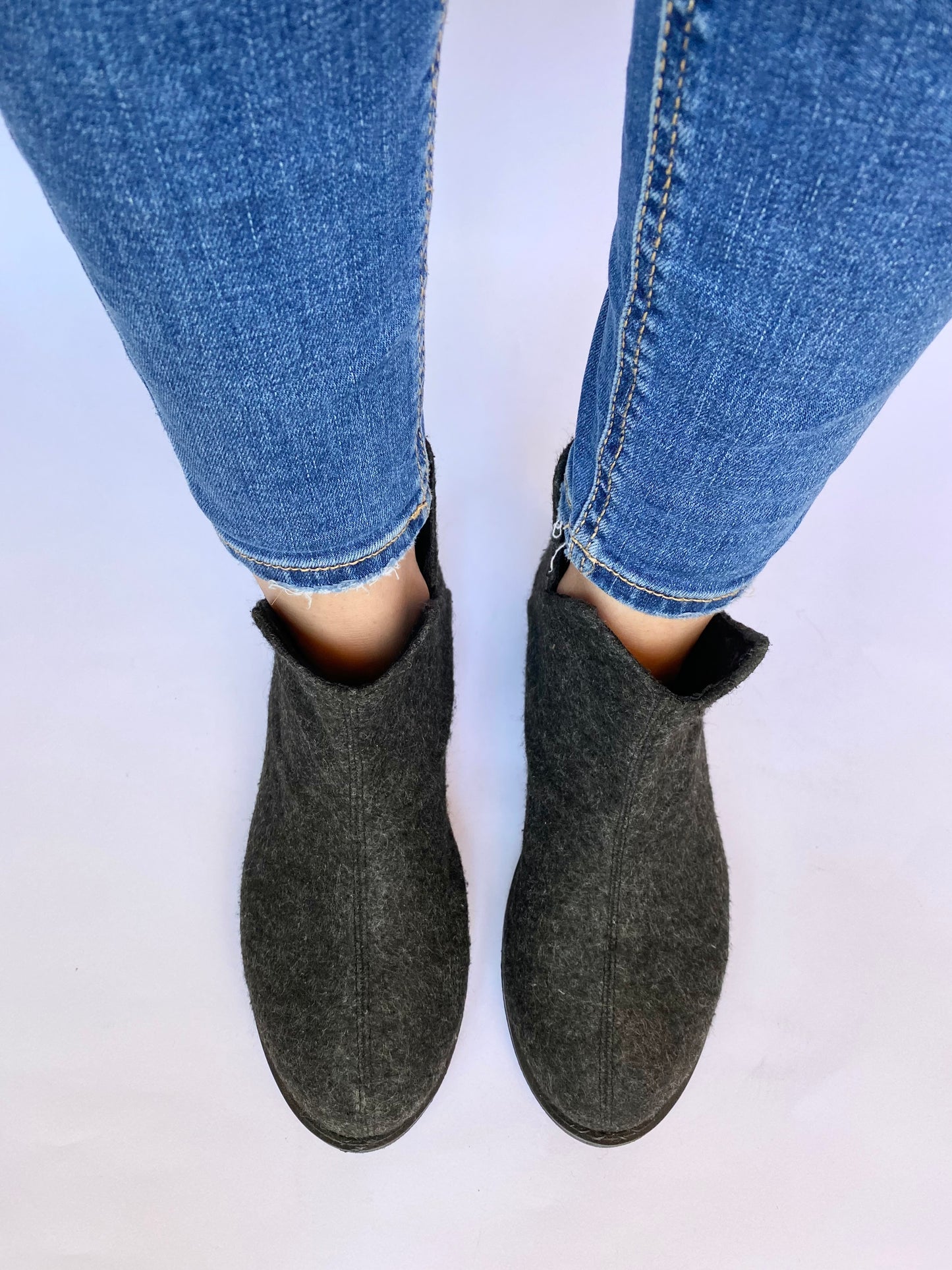 Felt Ankle Boots