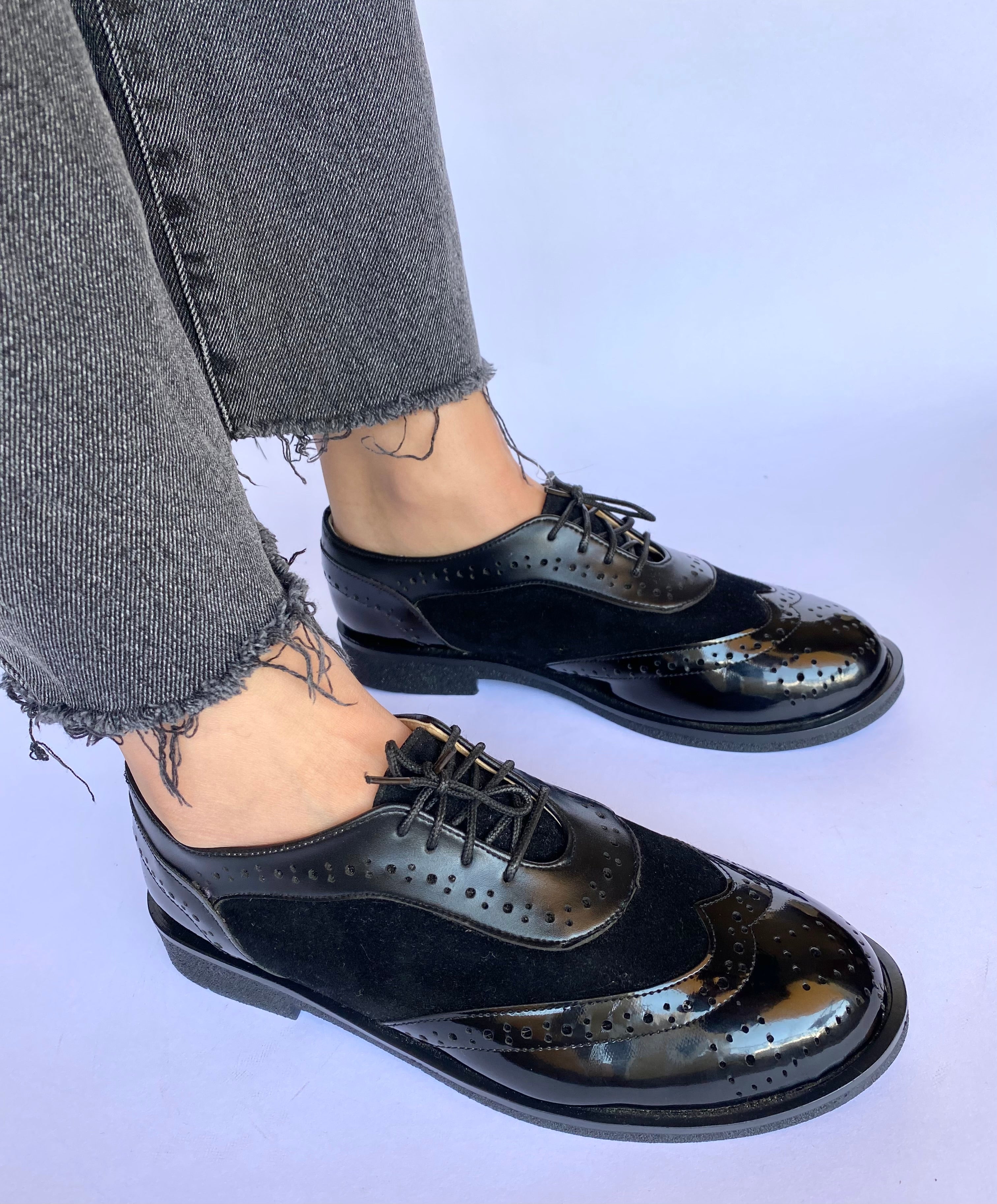 Womens black oxford shops