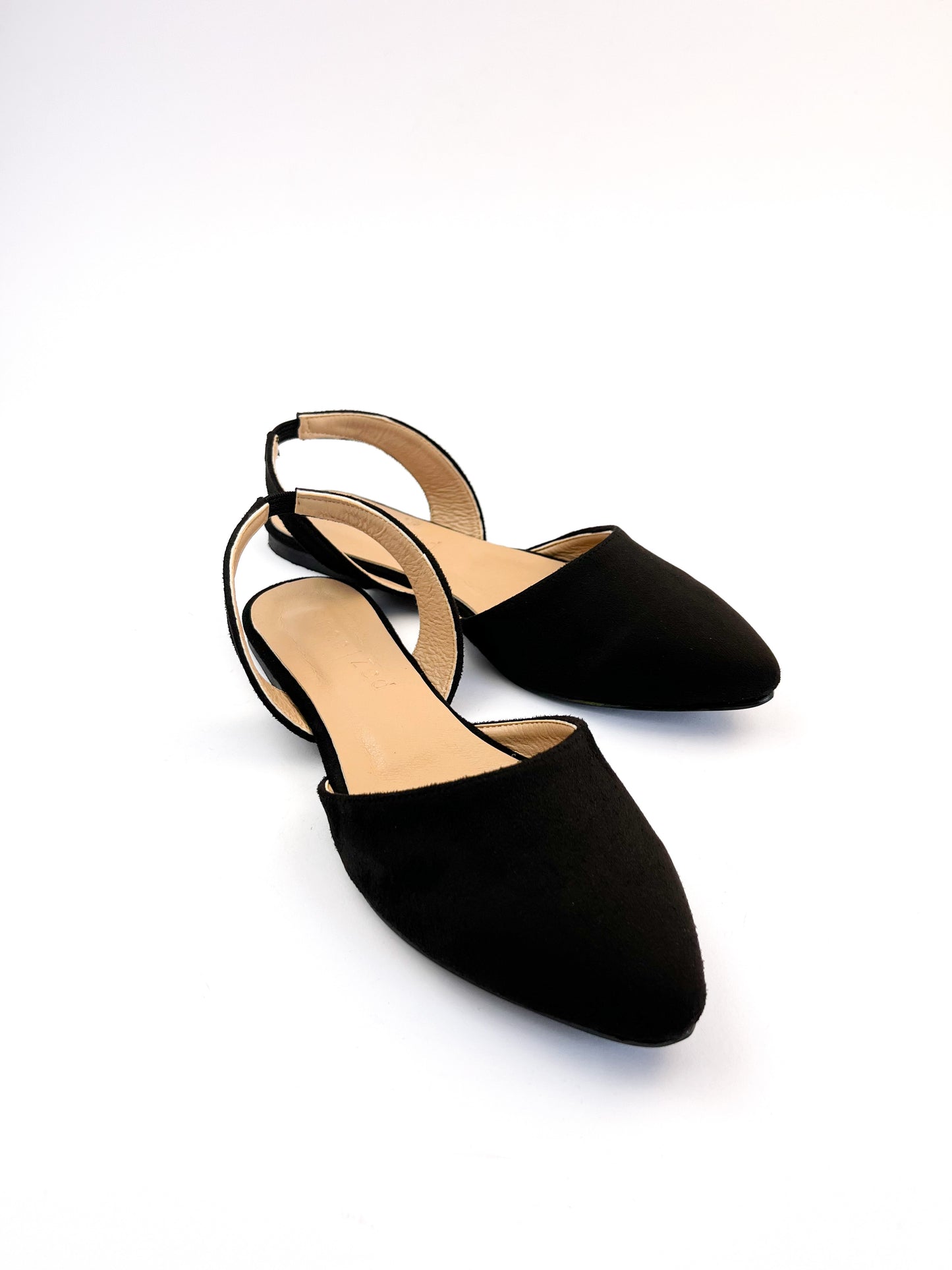 Black Slingback Flats