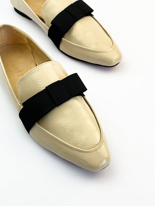 Beige Catherine Flat Loafers