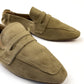Beige French Back-Band Loafers