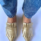 Golden Met Gala Loafers